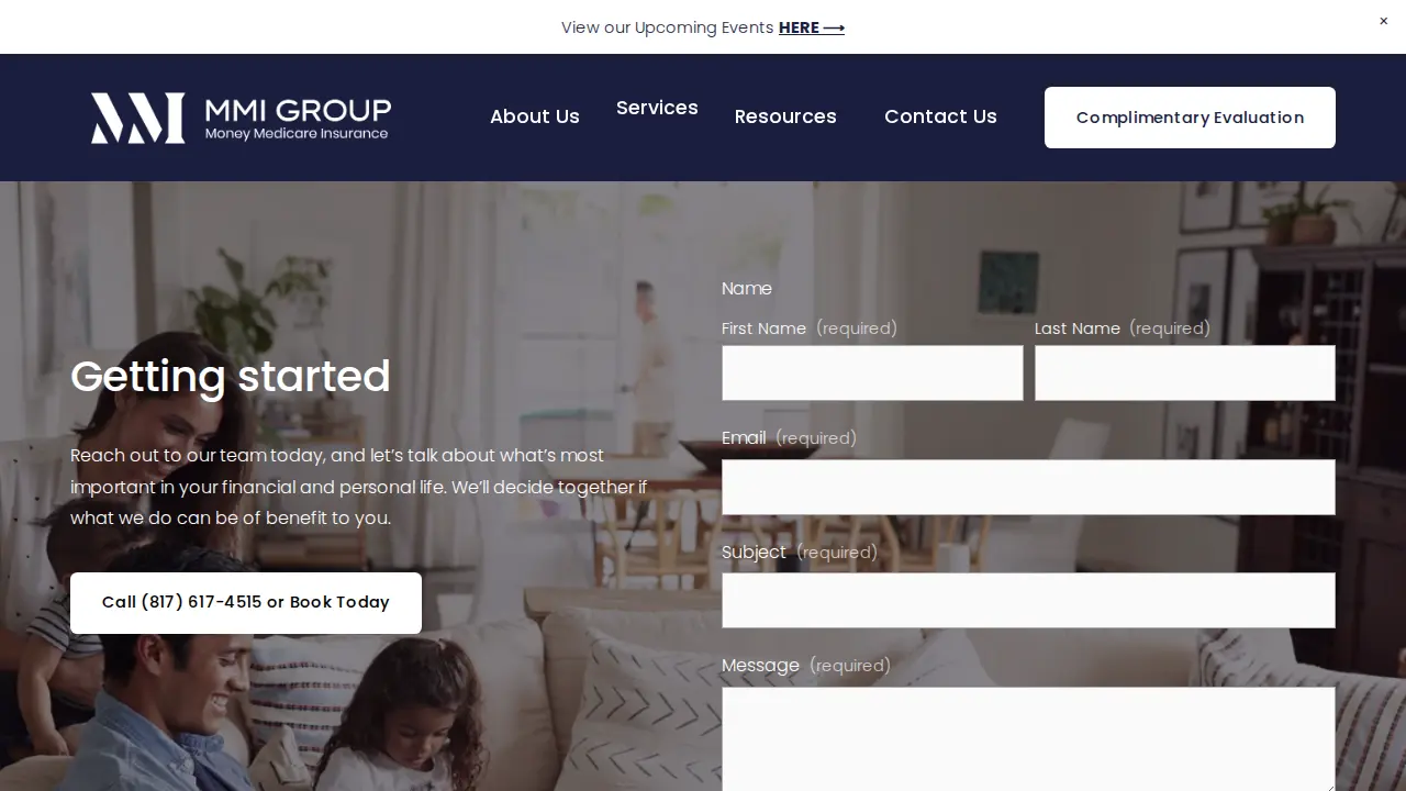 The MMI Group page