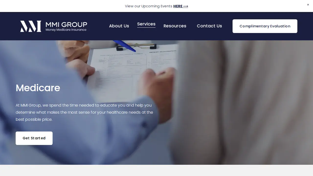 The MMI Group page