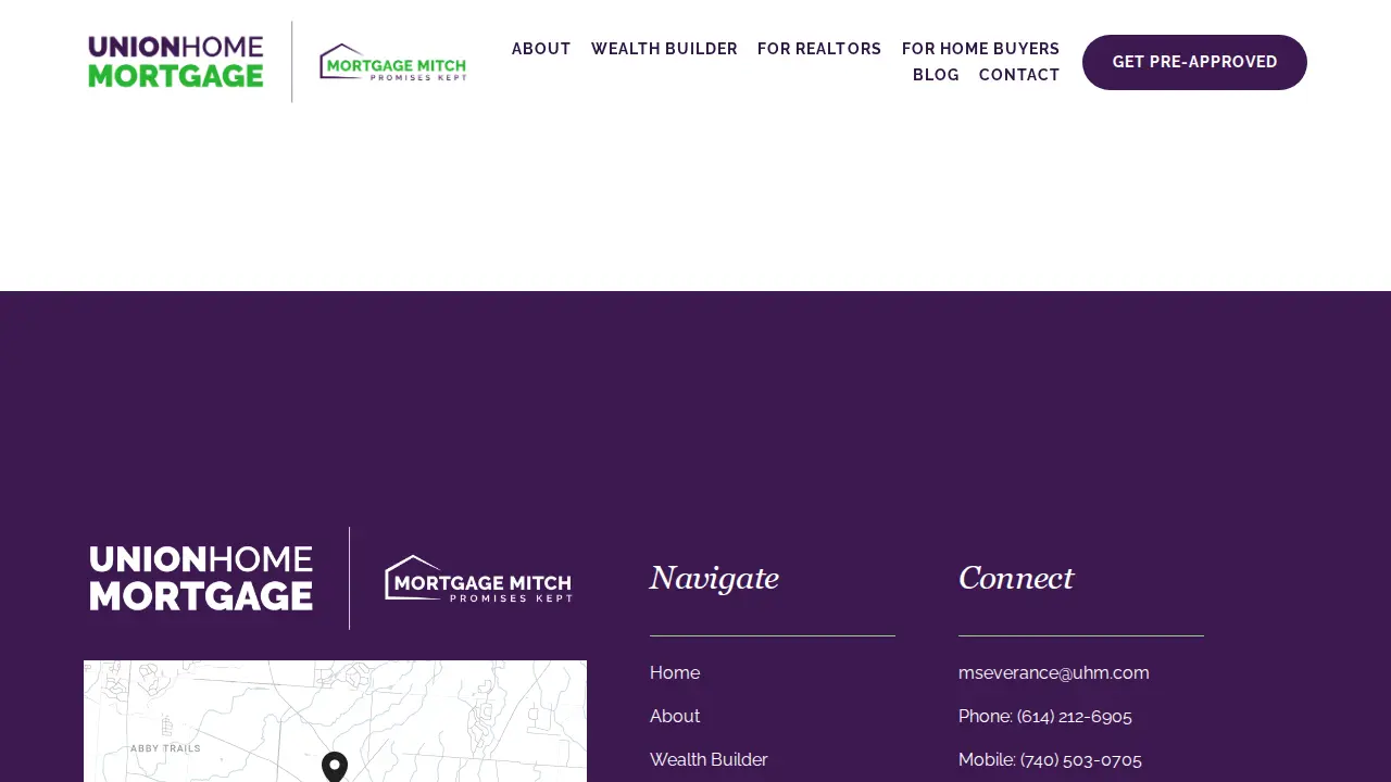 Mitchell Severance - Union Home Mortgage page