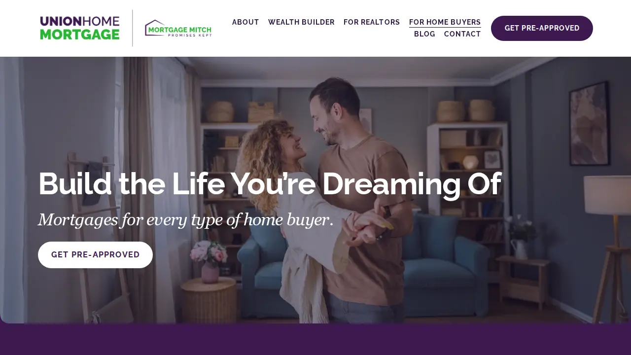 Mitchell Severance - Union Home Mortgage page