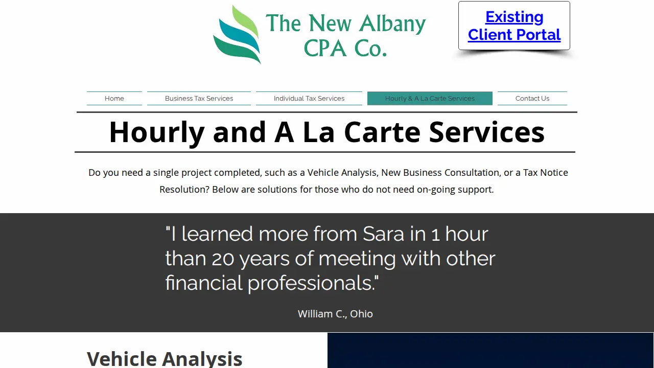 The New Albany CPA Co. page