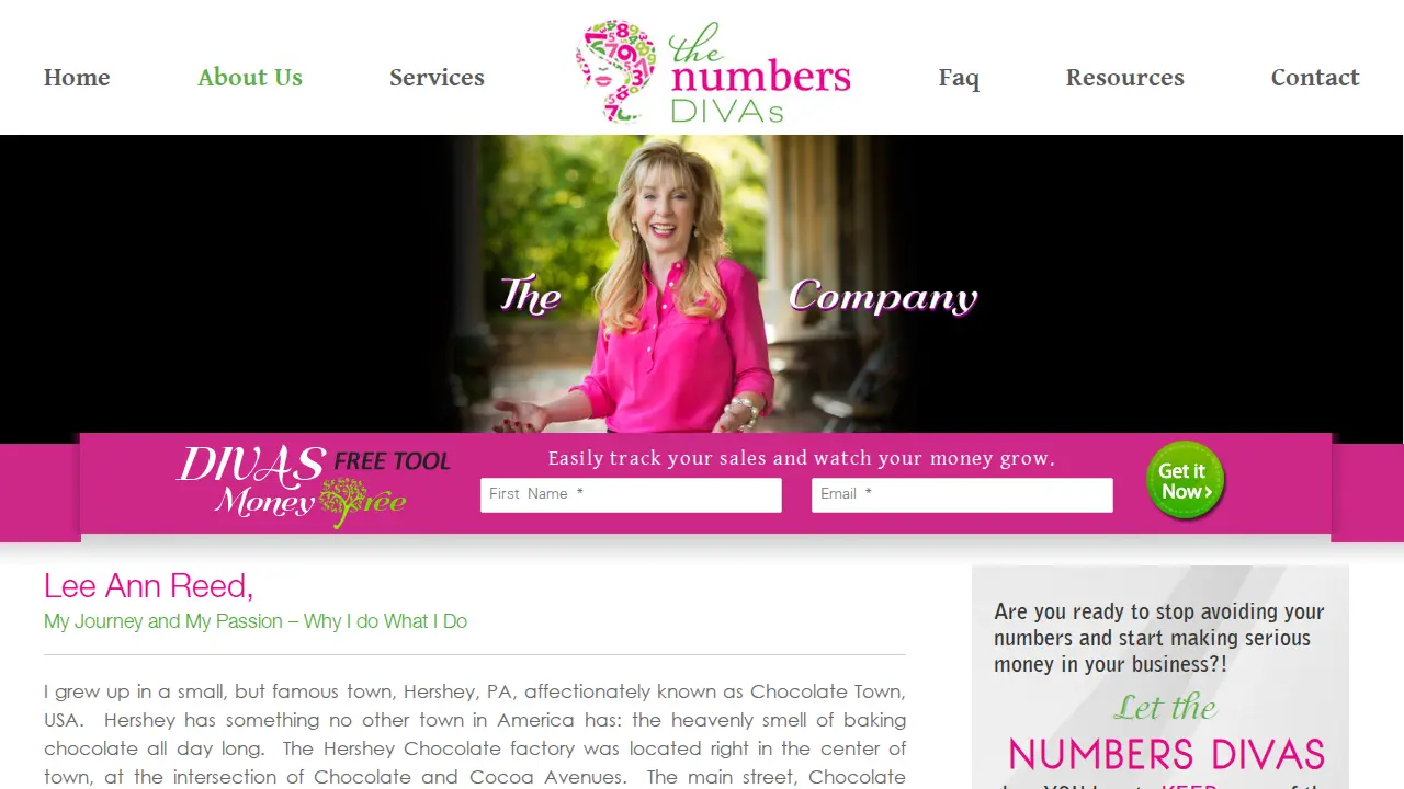 The Numbers Divas, LLC page