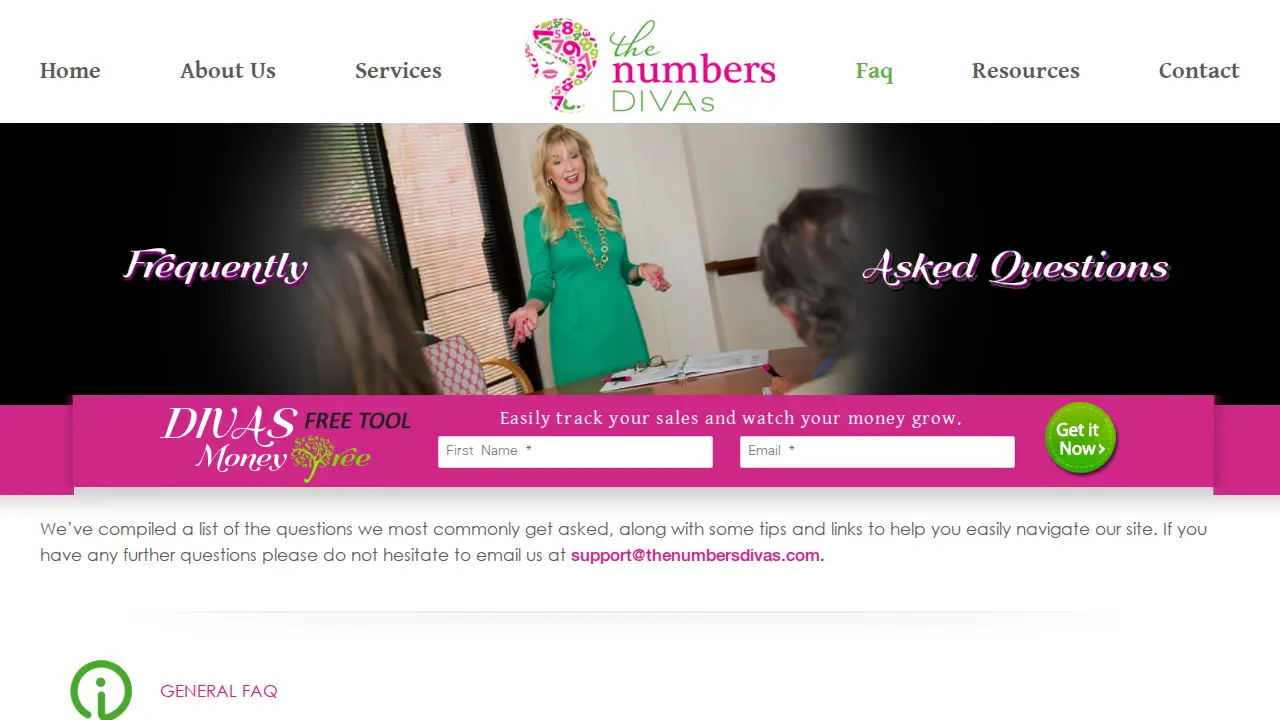 The Numbers Divas, LLC page