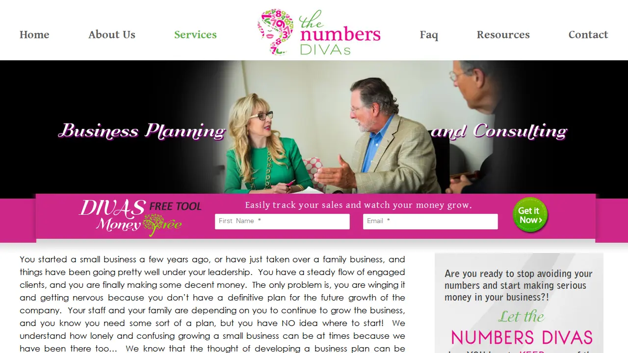The Numbers Divas, LLC page