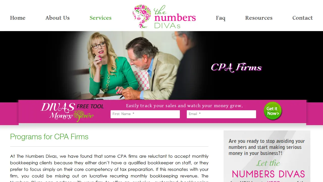 The Numbers Divas, LLC page