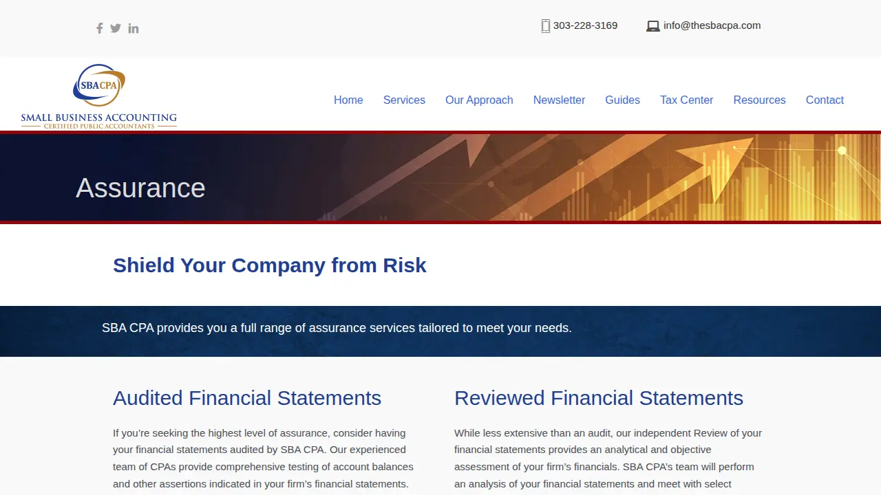 SBA CPA page