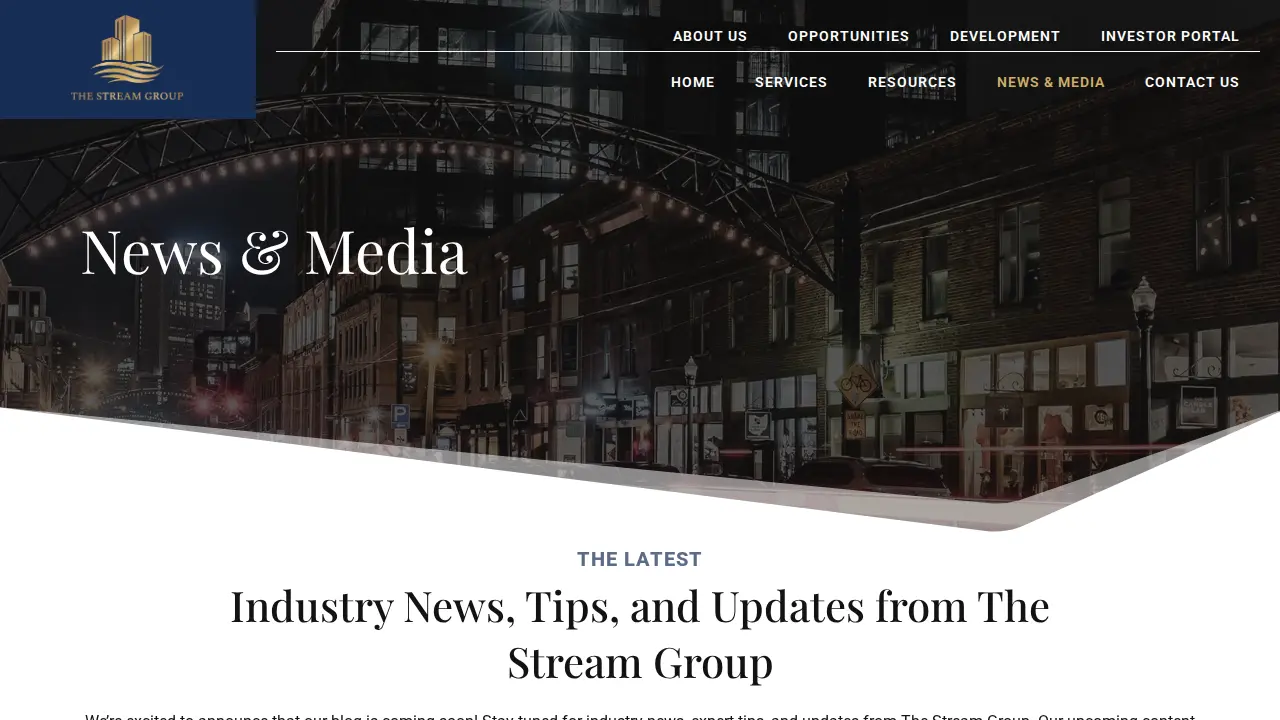The Stream Group page
