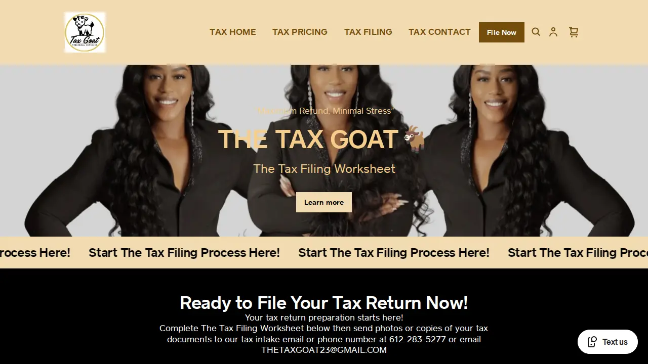 The Tax Goat LLC page