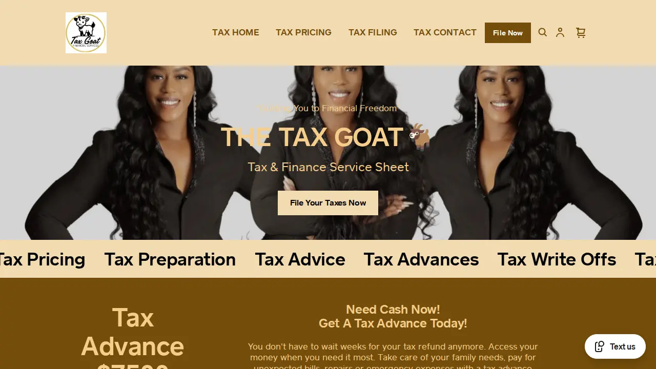 The Tax Goat LLC page
