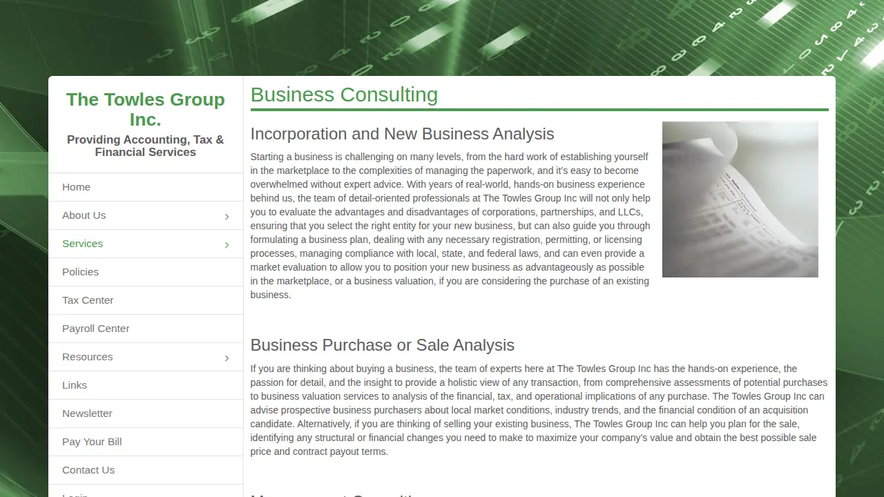 The Towles Group, Inc. page