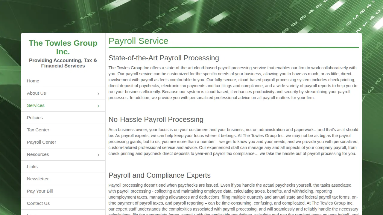 The Towles Group, Inc. page