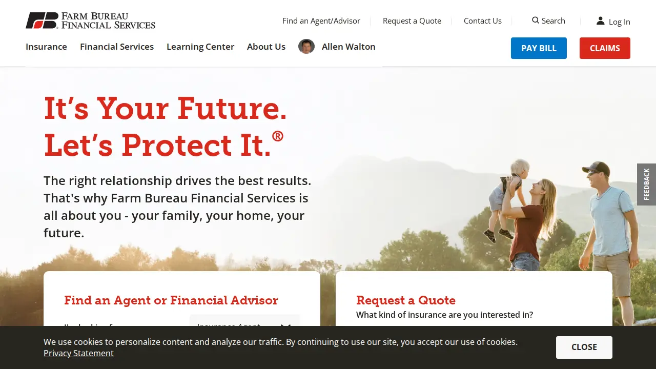 Walton Insurance Services page