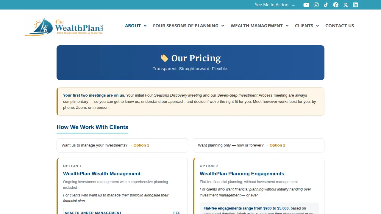 The WealthPlan LLC page