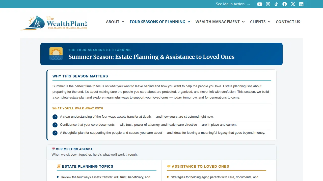 The WealthPlan LLC page