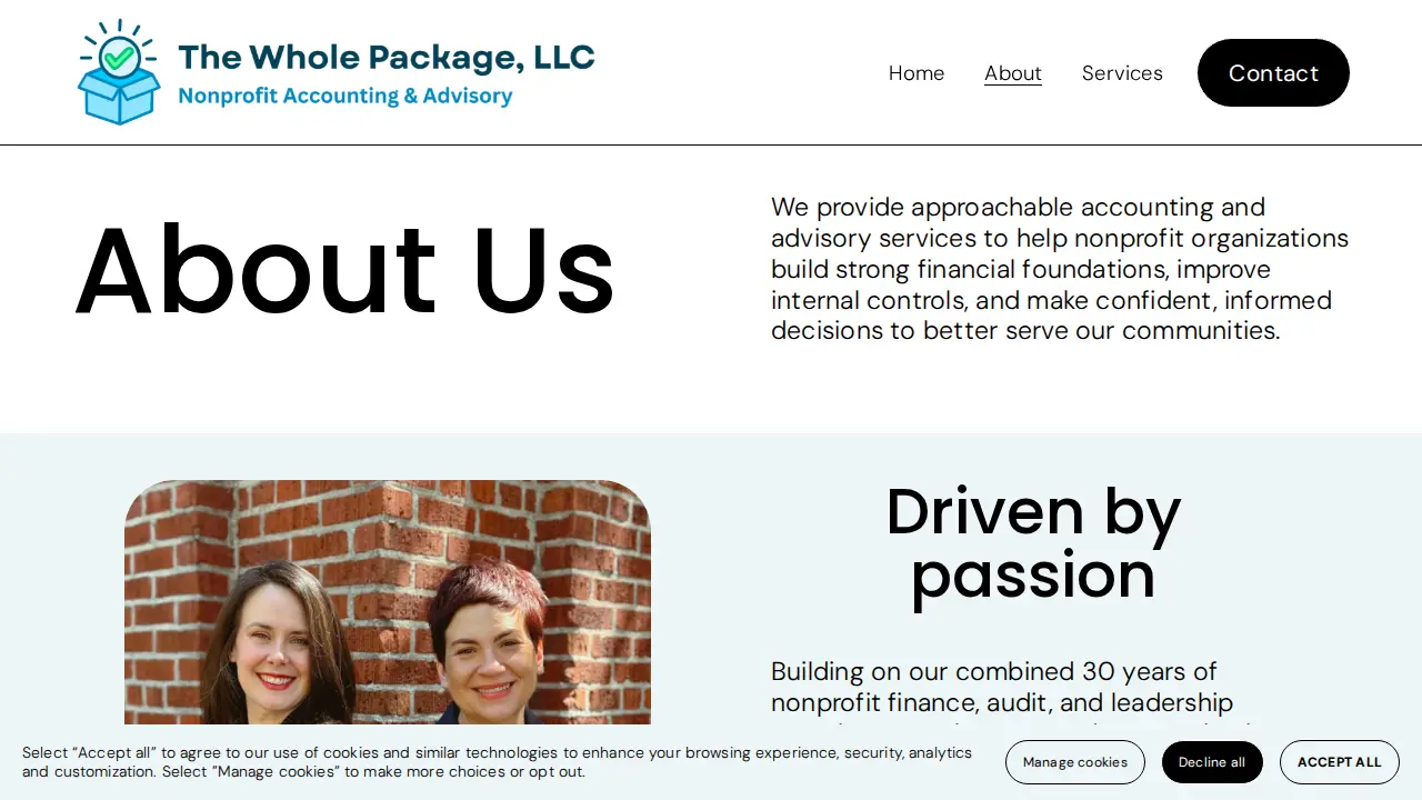 The Whole Package, LLC page