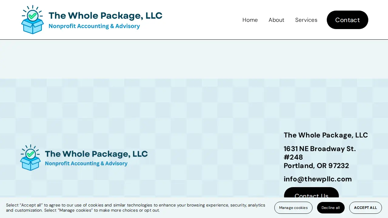 The Whole Package, LLC page