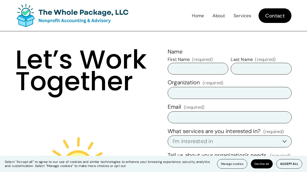 The Whole Package, LLC page