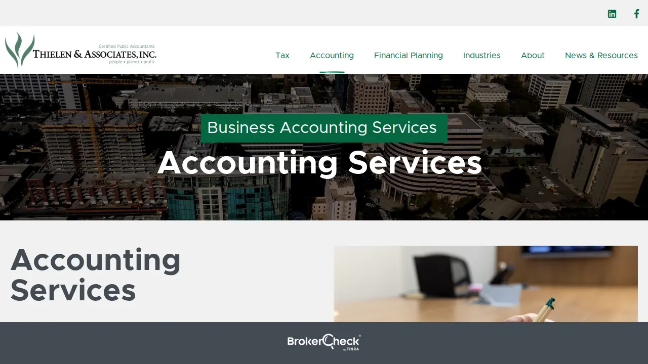 Thielen & Associates page
