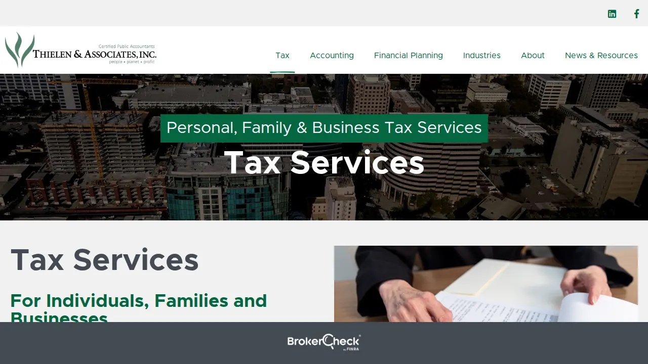 Thielen & Associates page