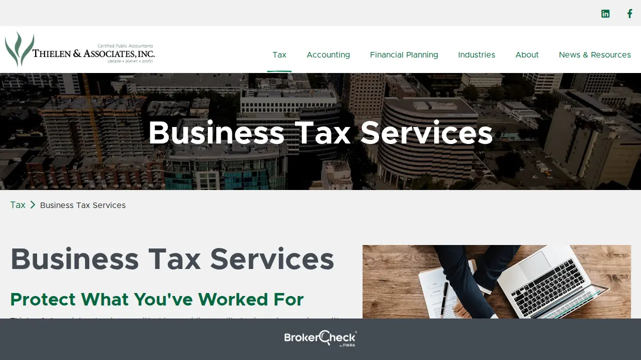 Thielen & Associates page