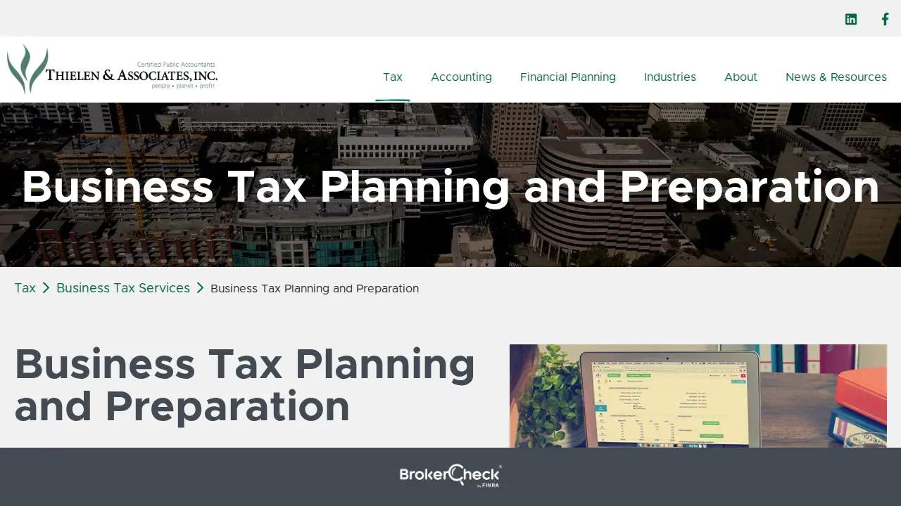 Thielen & Associates page