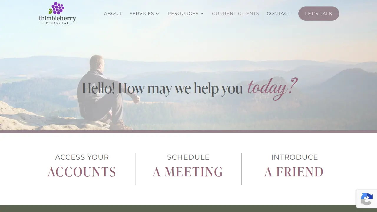Thimbleberry Financial page