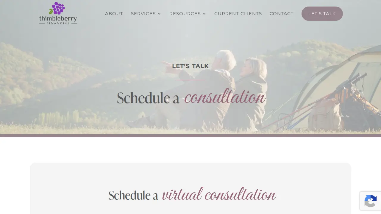 Thimbleberry Financial page