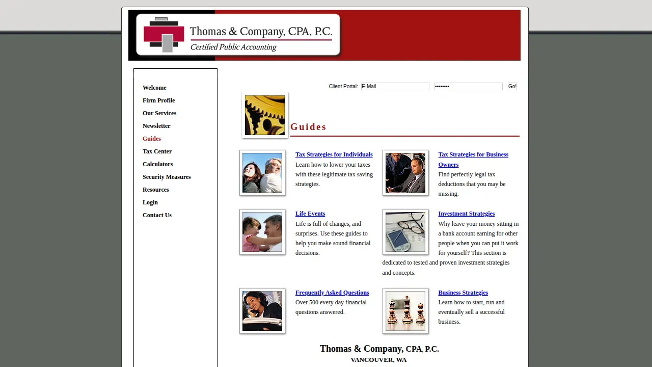 Thomas & Co PC: Thomas Darla CPA page