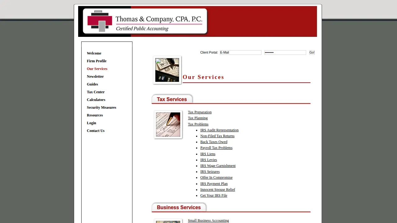 Thomas & Co PC: Thomas Darla CPA page