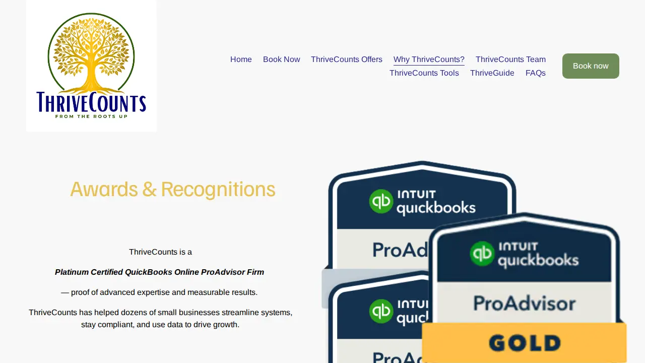 ThriveCounts page