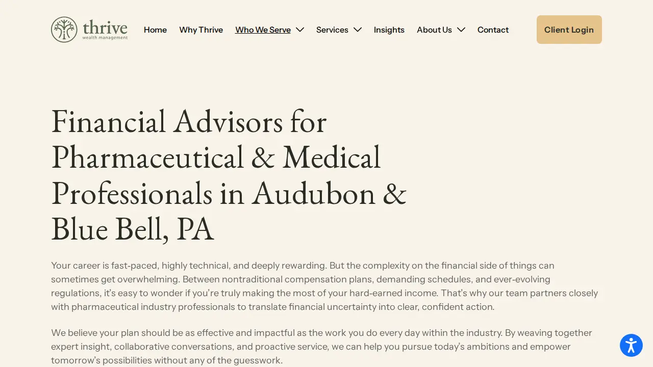 Thrive Wealth Management, LLC page