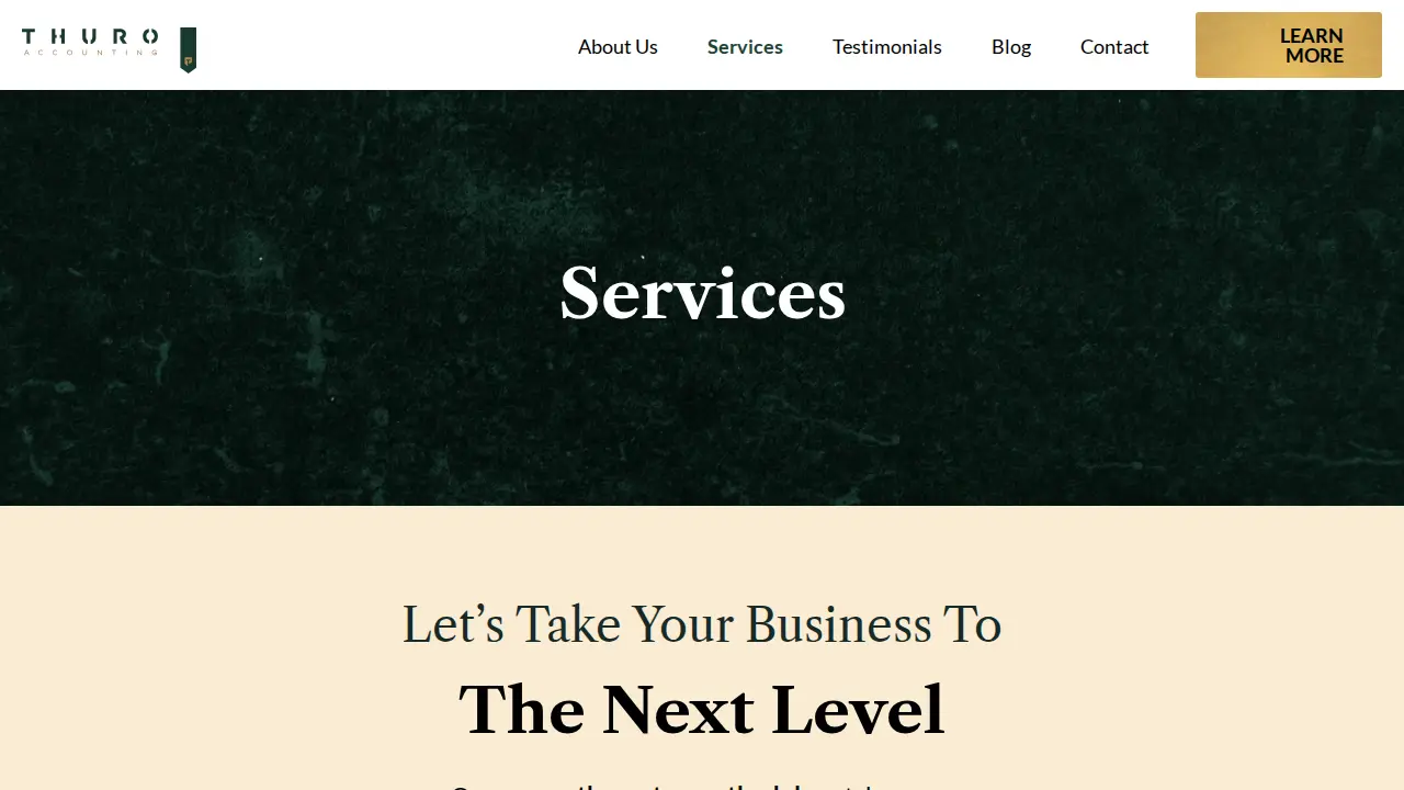 Vacation Rental Bookkeeping Service in Texas - Thuro Accounting page