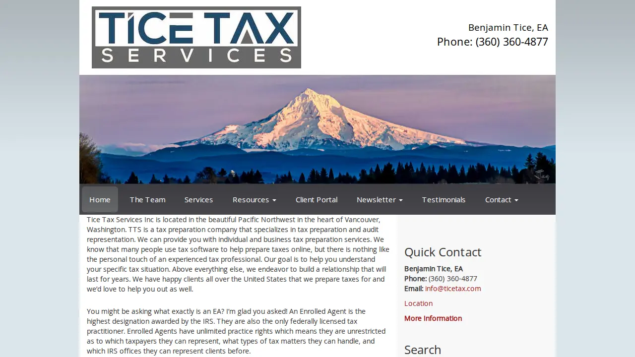 Tice Tax Services Inc.