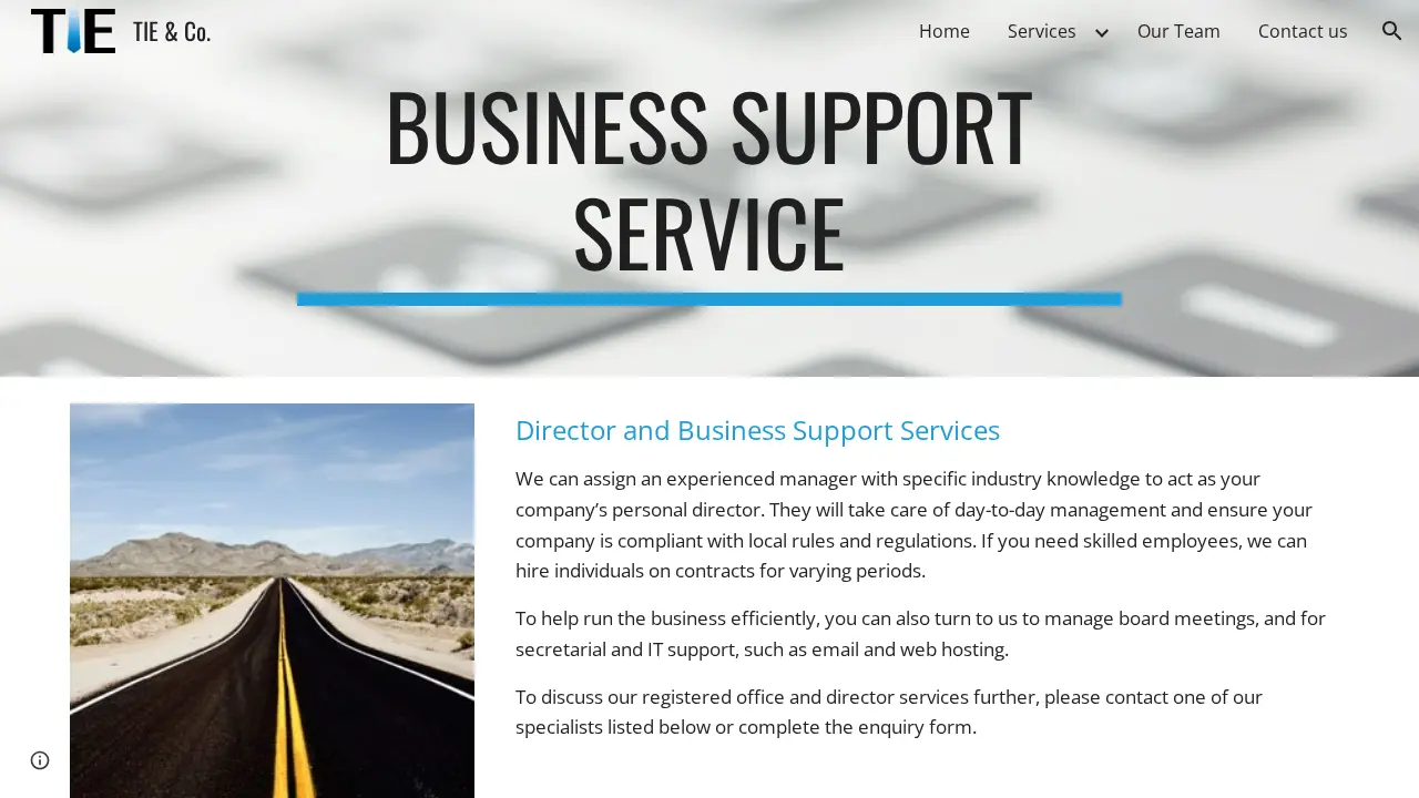 TIE & Co. page
