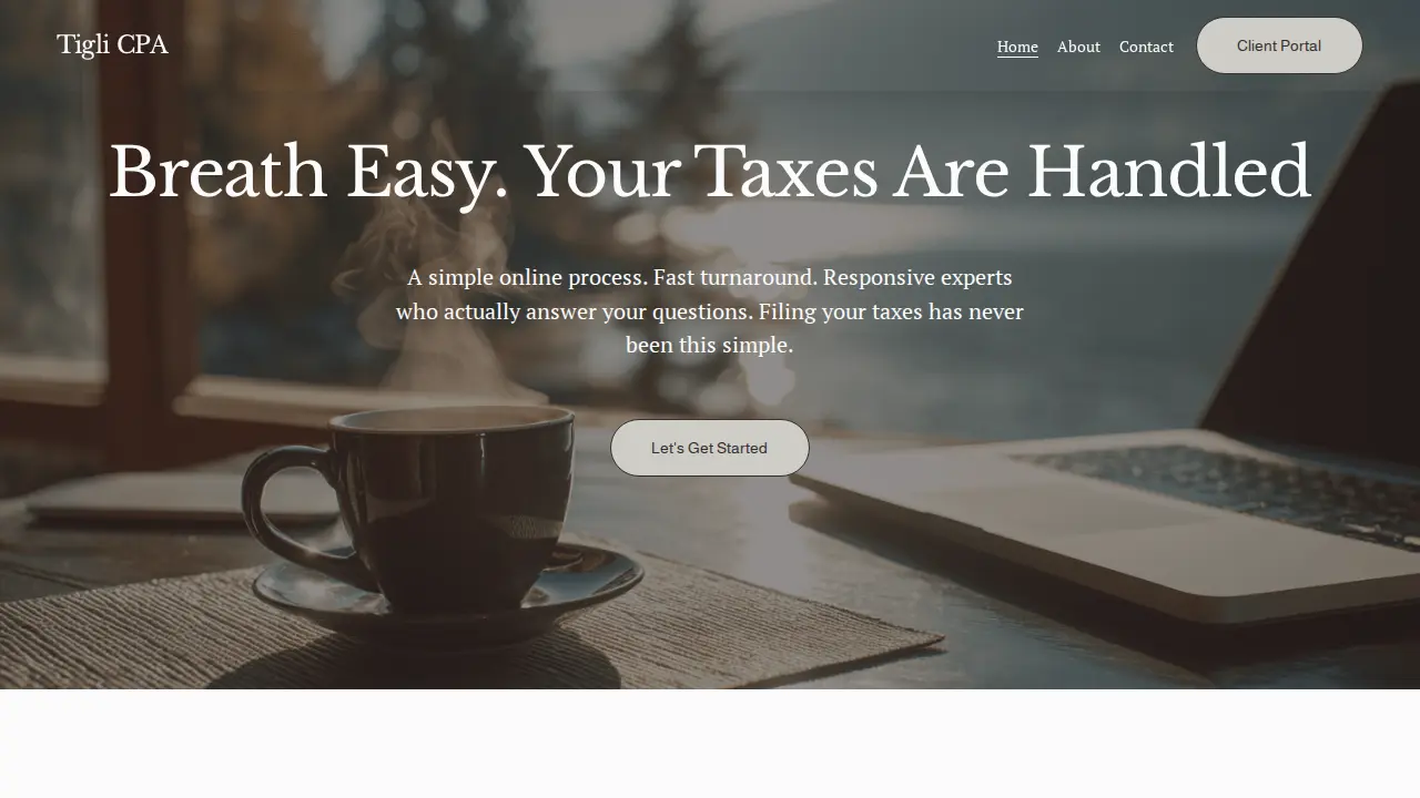 Tigli CPA page