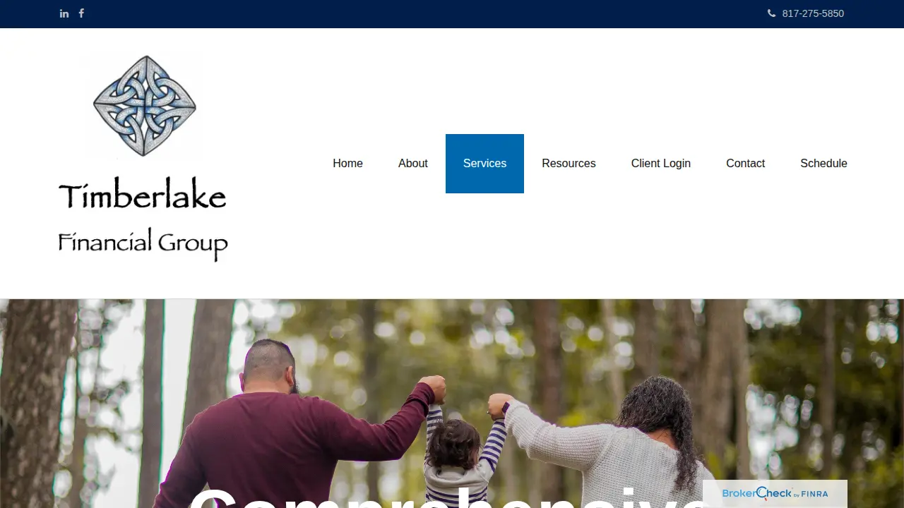 Timberlake Financial Group page