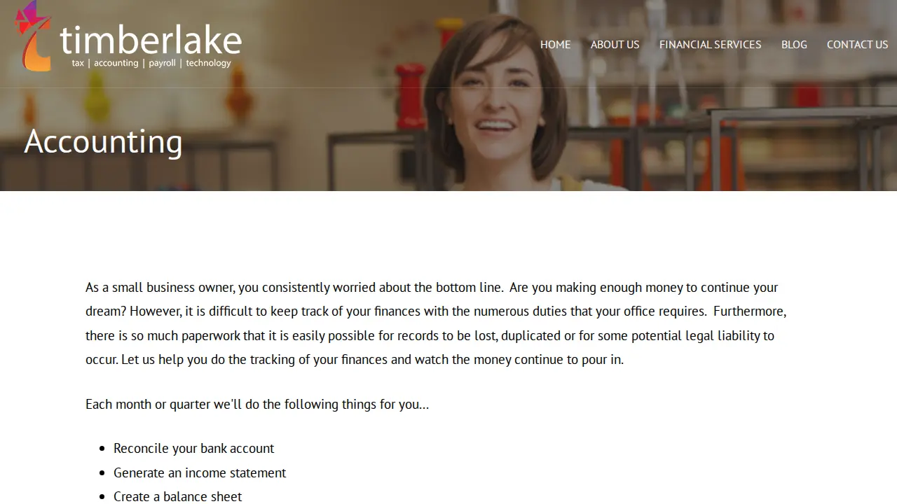 Timberlake & Associates, an M&M Financial Company page