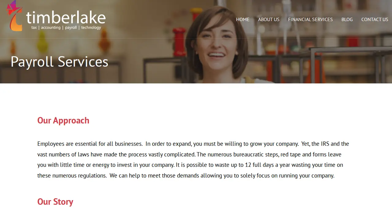 Timberlake & Associates, an M&M Financial Company page