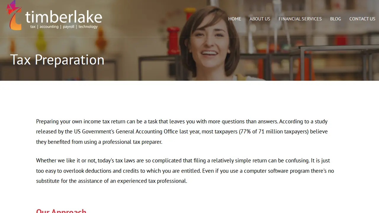 Timberlake & Associates, an M&M Financial Company page