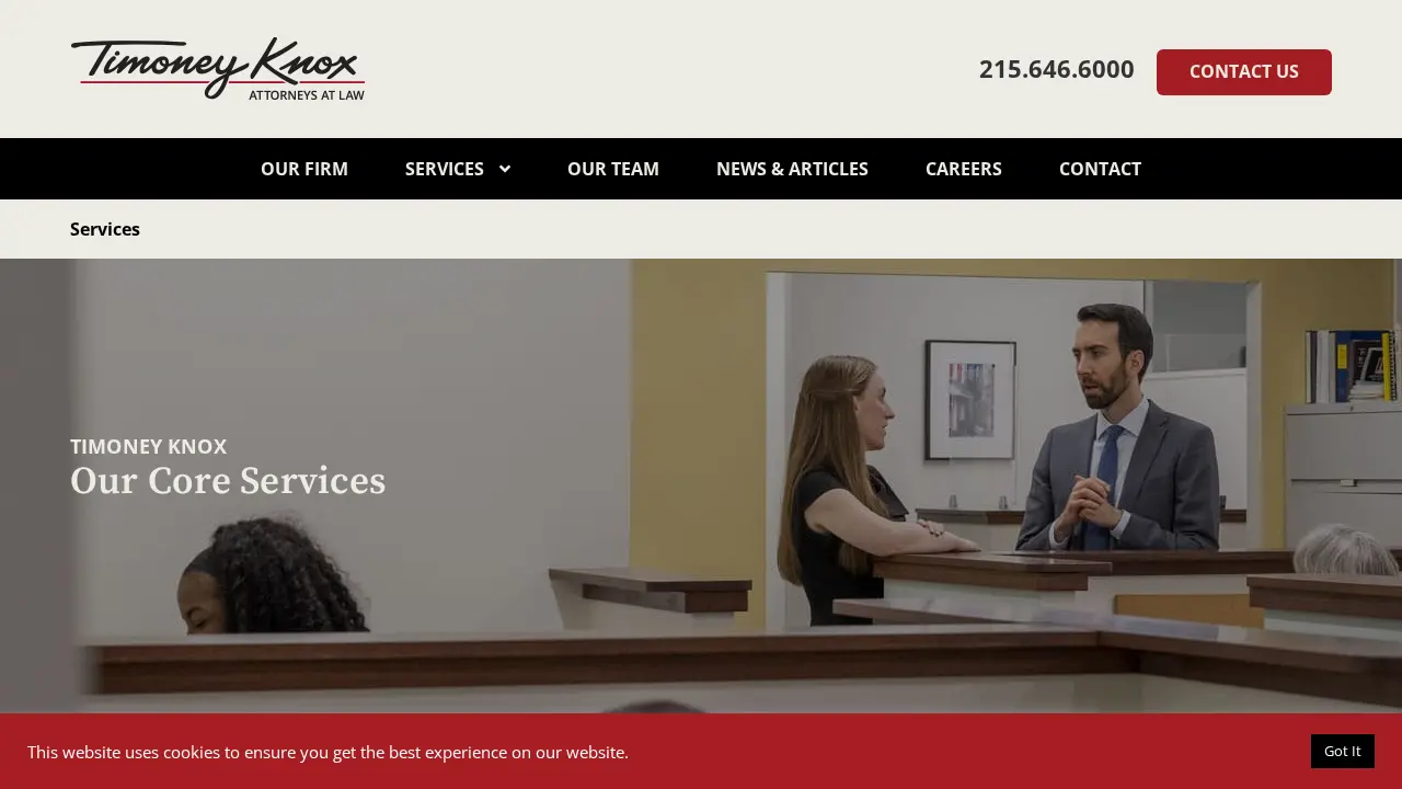 Timoney Knox, LLP page