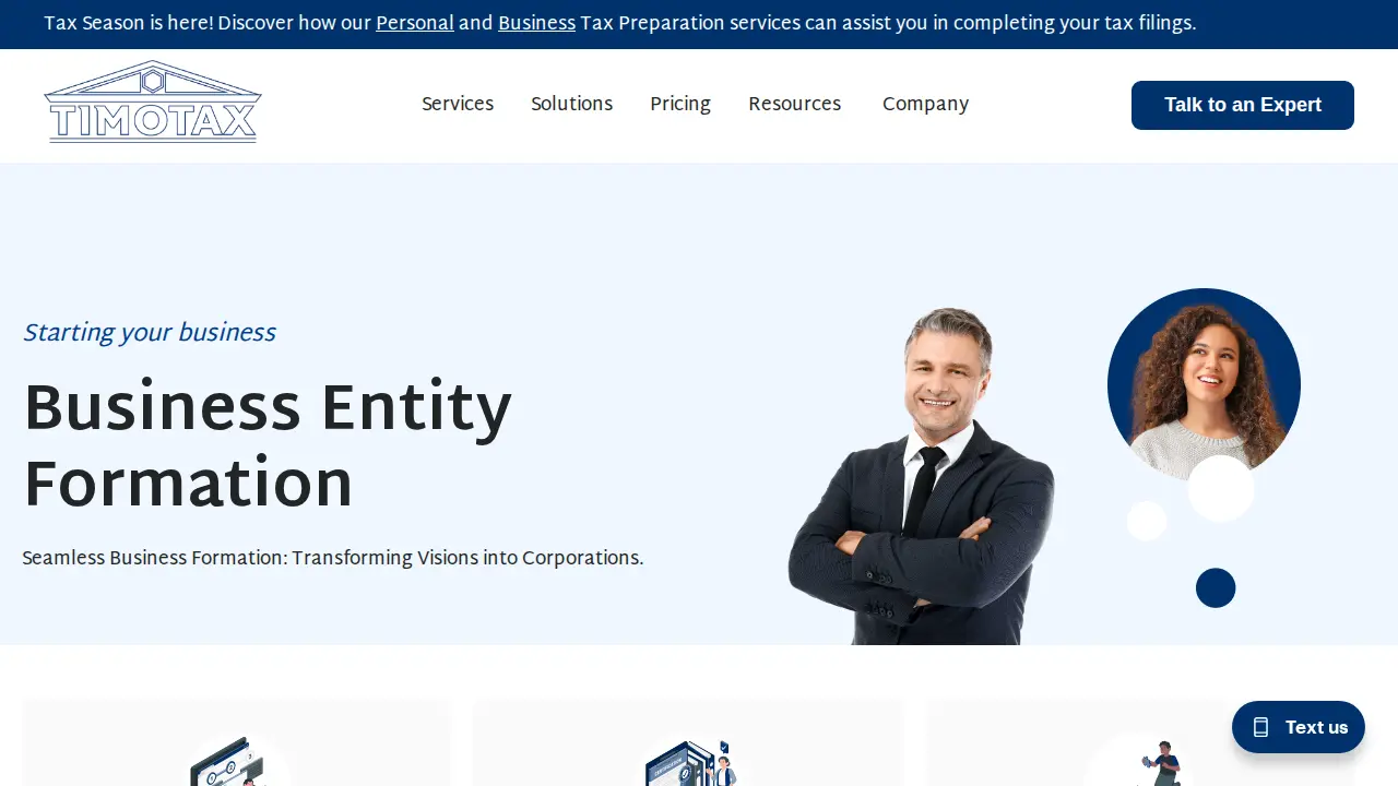Timotheou & Associates, Corp. page