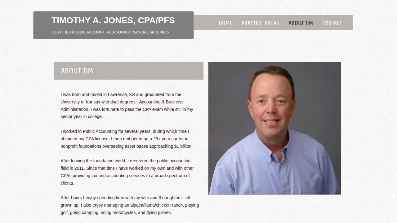 tim jones cpa erie co page