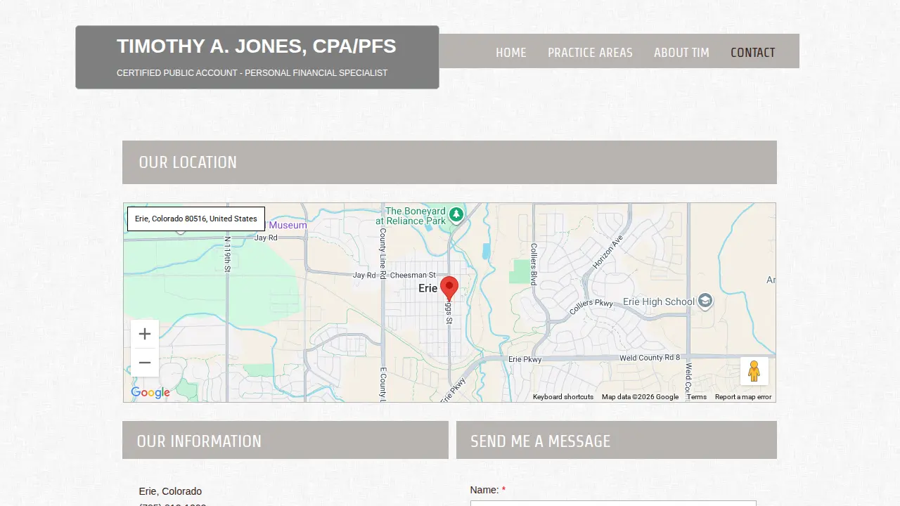 tim jones cpa erie co