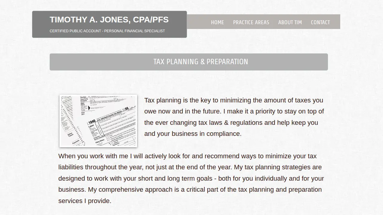 tim jones cpa erie co page