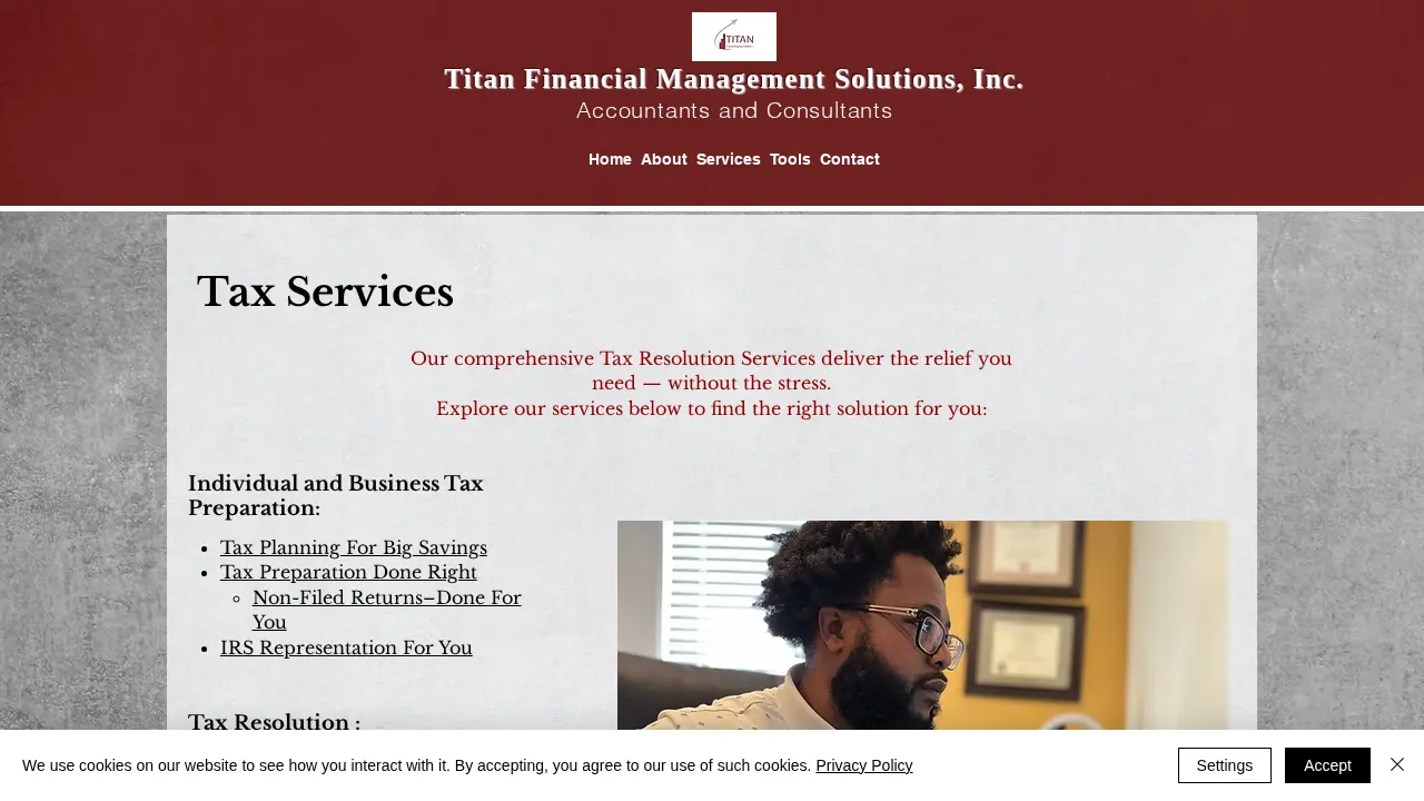 Titan Financial Management Solution Inc page