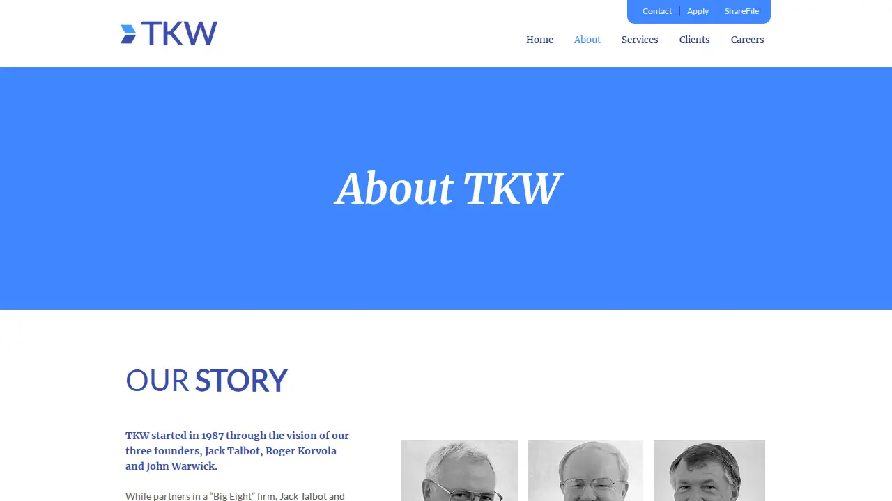 Talbot Korvola & Warwick, LLP page