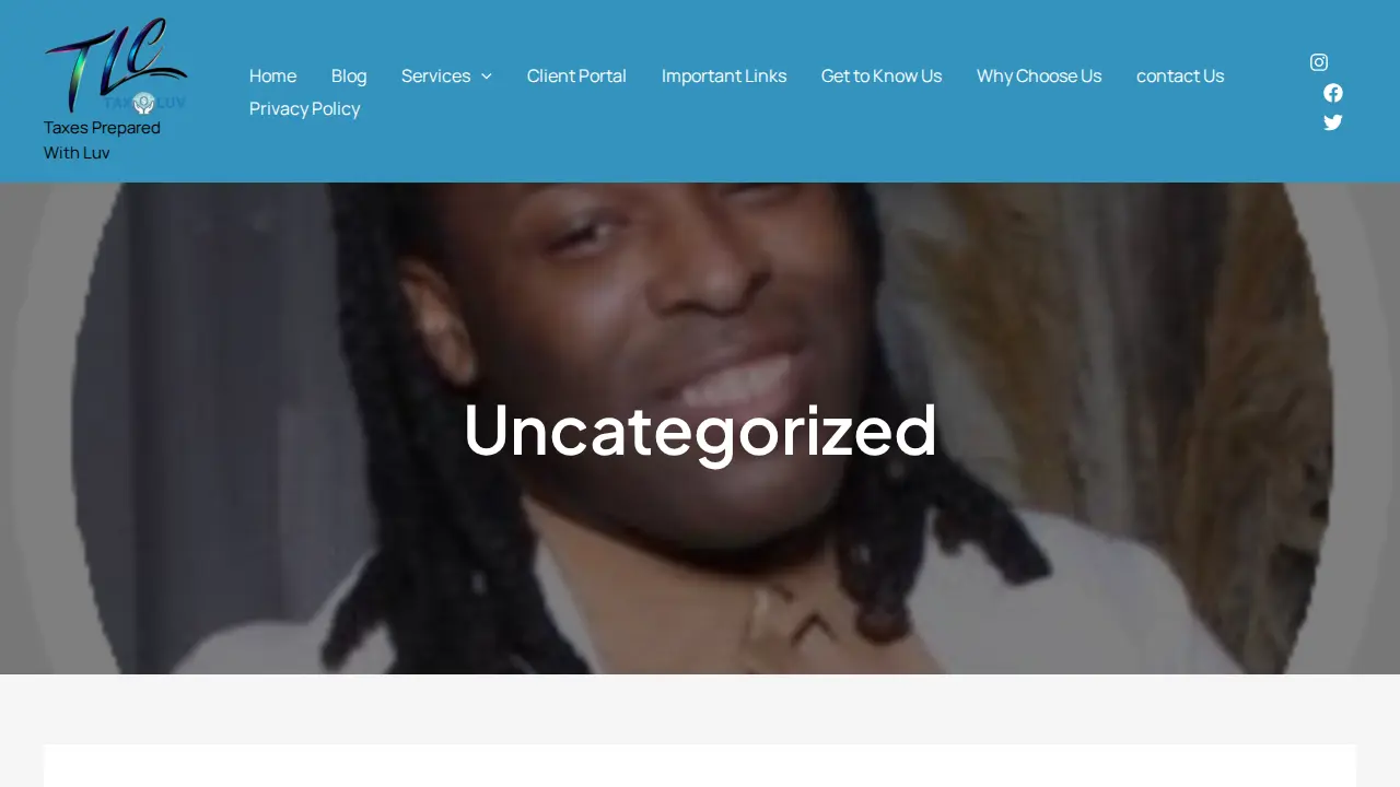 Tender-Lee Care Money Management, LLC (TLC Tax Luv) page