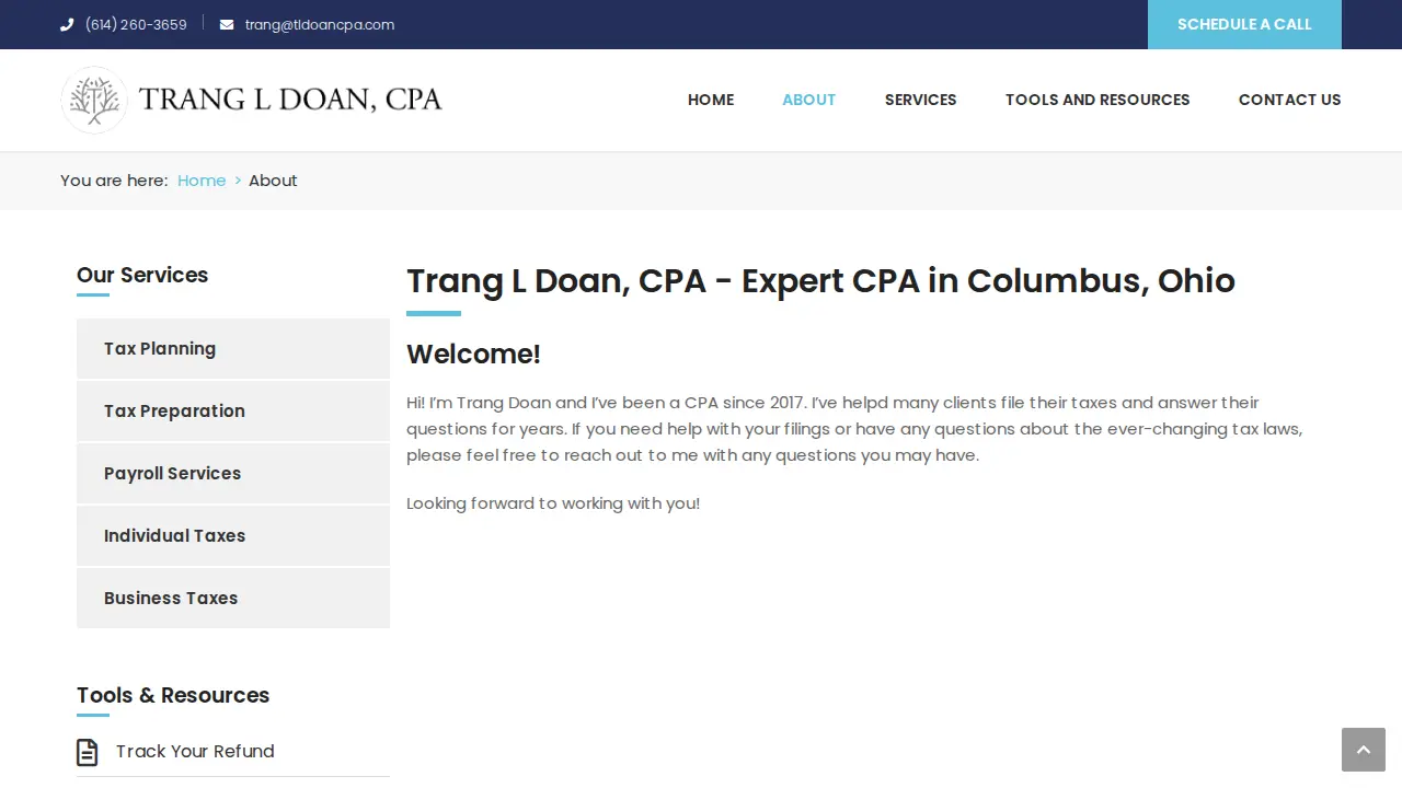 TLDoan CPA, LLC page