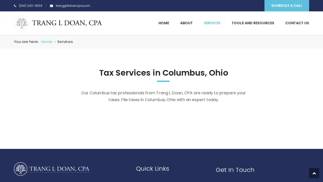 TLDoan CPA, LLC page