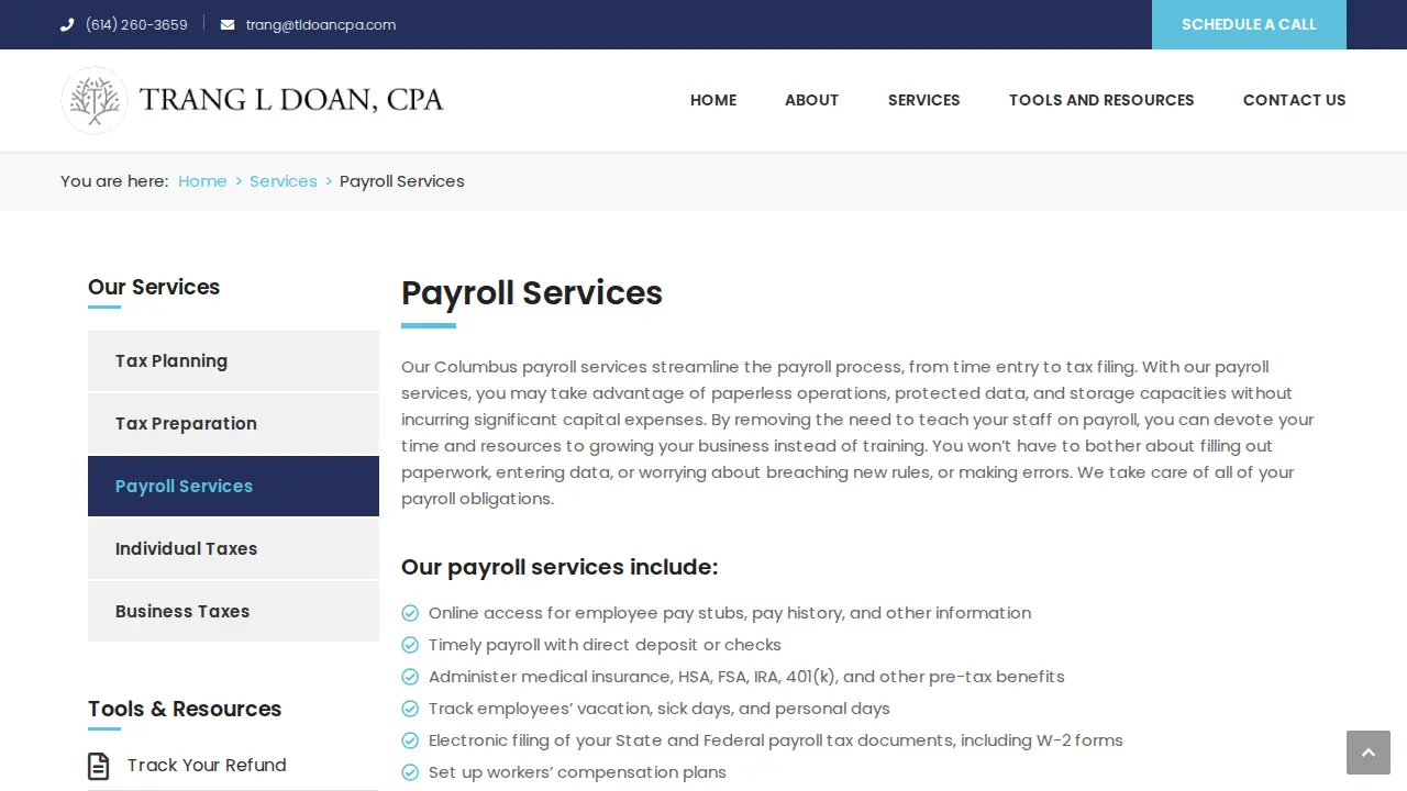 TLDoan CPA, LLC page